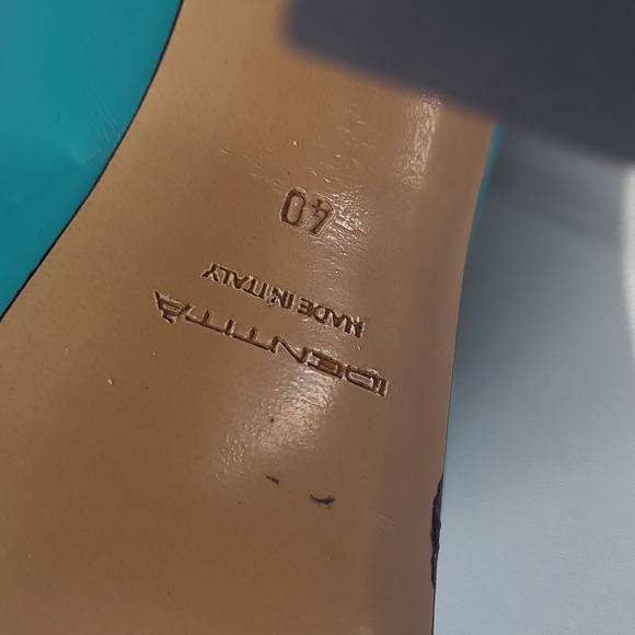 Turquoise Platform Heels - Picture 5 of 9